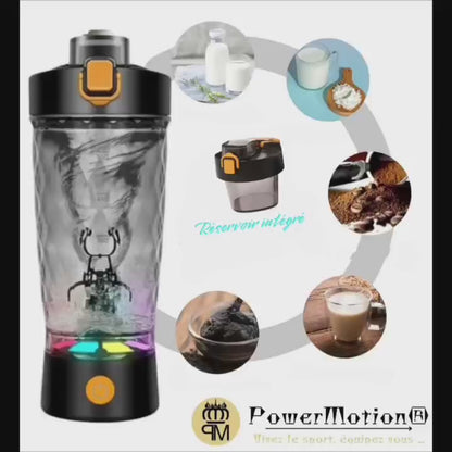 ⚡Shaker Électrique PowerMotion® – ⚡ L’allié ultime pour vos shakes ! ⚡