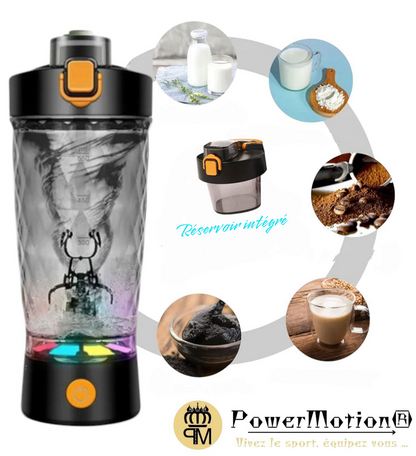 ⚡Shaker Électrique PowerMotion® – ⚡ L’allié ultime pour vos shakes ! ⚡